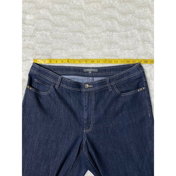 Addition Elle Blue Denim Sz 14 Straight Leg Stretch Women's Jeans 36x33 Msrd - Picture 6 of 12